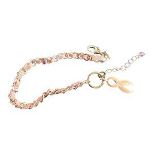 Avon Breast Cancer Crusade Pink Hope Charm Bracelet 2006 NIB